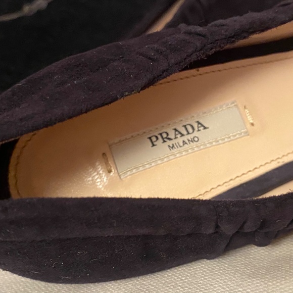 Prada suede heels with bows on the toes - Picture 7 of 10